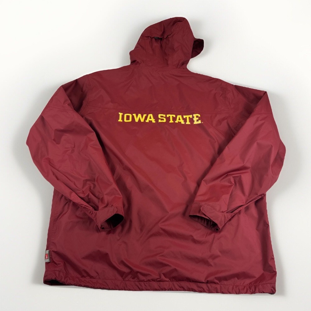 Nike Team Storm Fit Jacket Mens‎ XL Red Iowa State Cyclones Zip Up Windbreaker